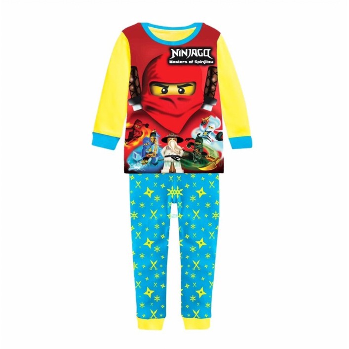 BAJU TIDUR ANAK MOTIF LEGO | PAJAMAS NINJA