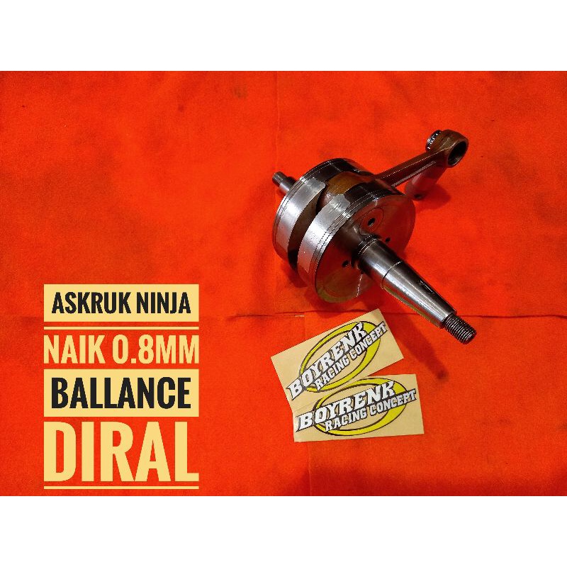 CRANK SHAFT BANDUL KRUK AS NINJA STRUKE UP 0.8MM - BOYRENK RACING CONCEPT