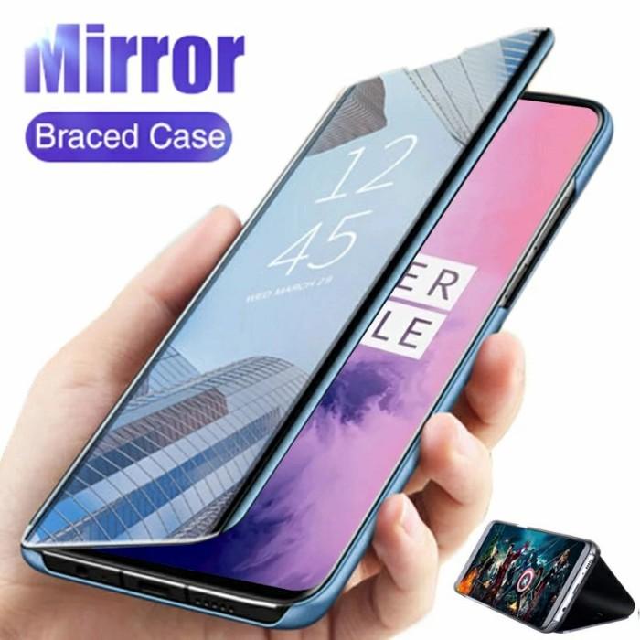 Case Samsung Galaxy M12 Flip Case Clear View Standing Cover Casing M12