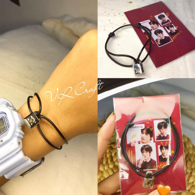 Gelang Taehyung Bts / Gelang BTS Taehyung V Tali Gembok