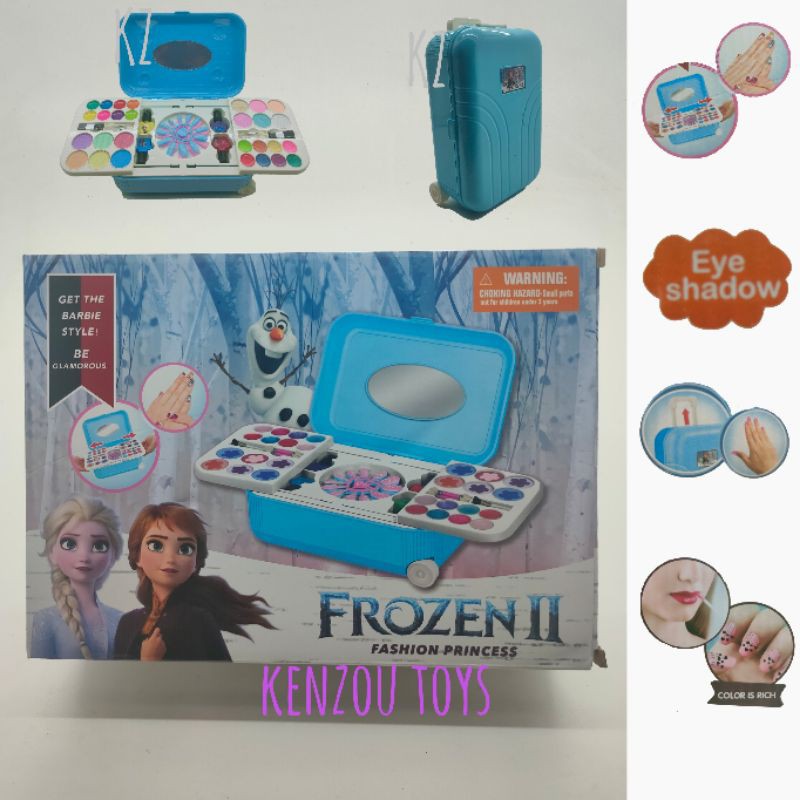 Mainan makeup koper fashion princes frozen 2