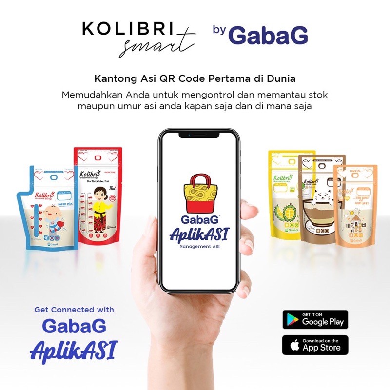 kantong asi gabag kolibri smart 150ml