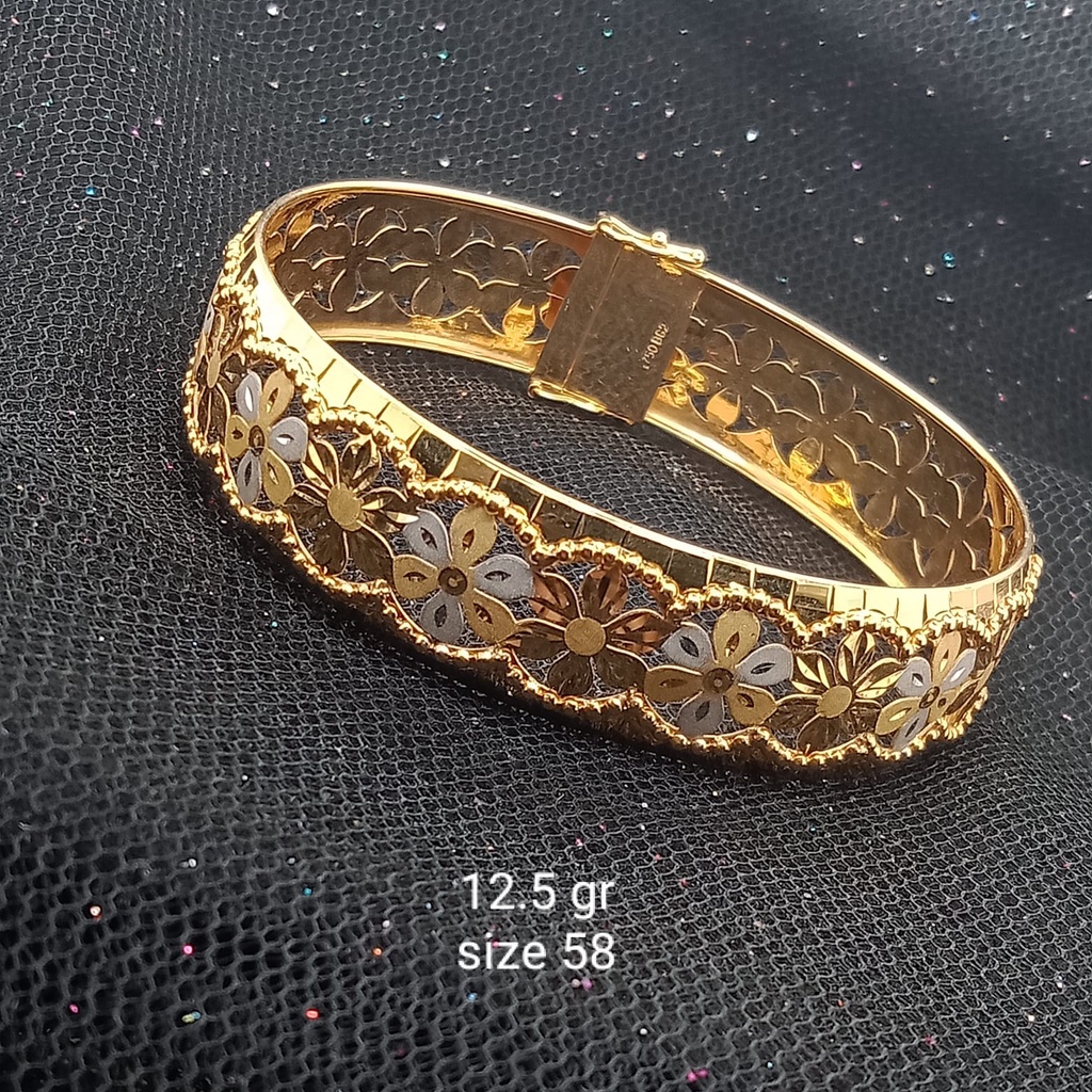 Gelang Emas 17K - 12.5 gr Kadar 750 - 500