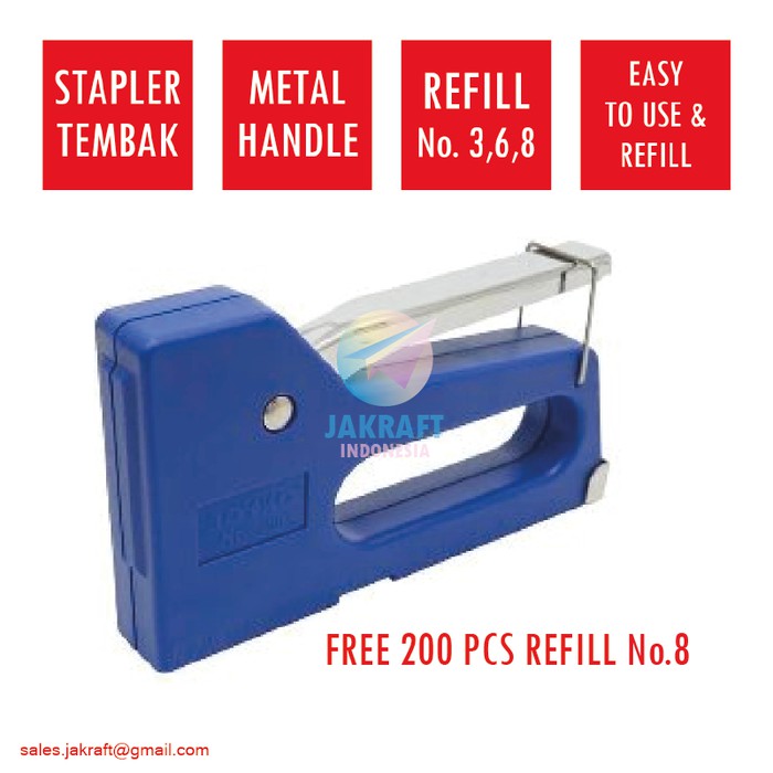 

Gun Tacker Stapler Staples Stepler Hekter Tembak JOYKO GT-700