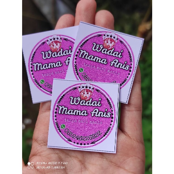 

Stiker Murah isi 100lembar + Desain