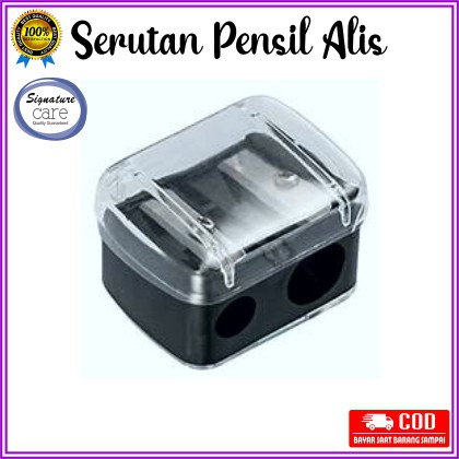 Rautan Pensil Alis Alat Kosmetik Eyebrow SERUTAN PENSIL ALIS 2in1 Pencil Sharpener