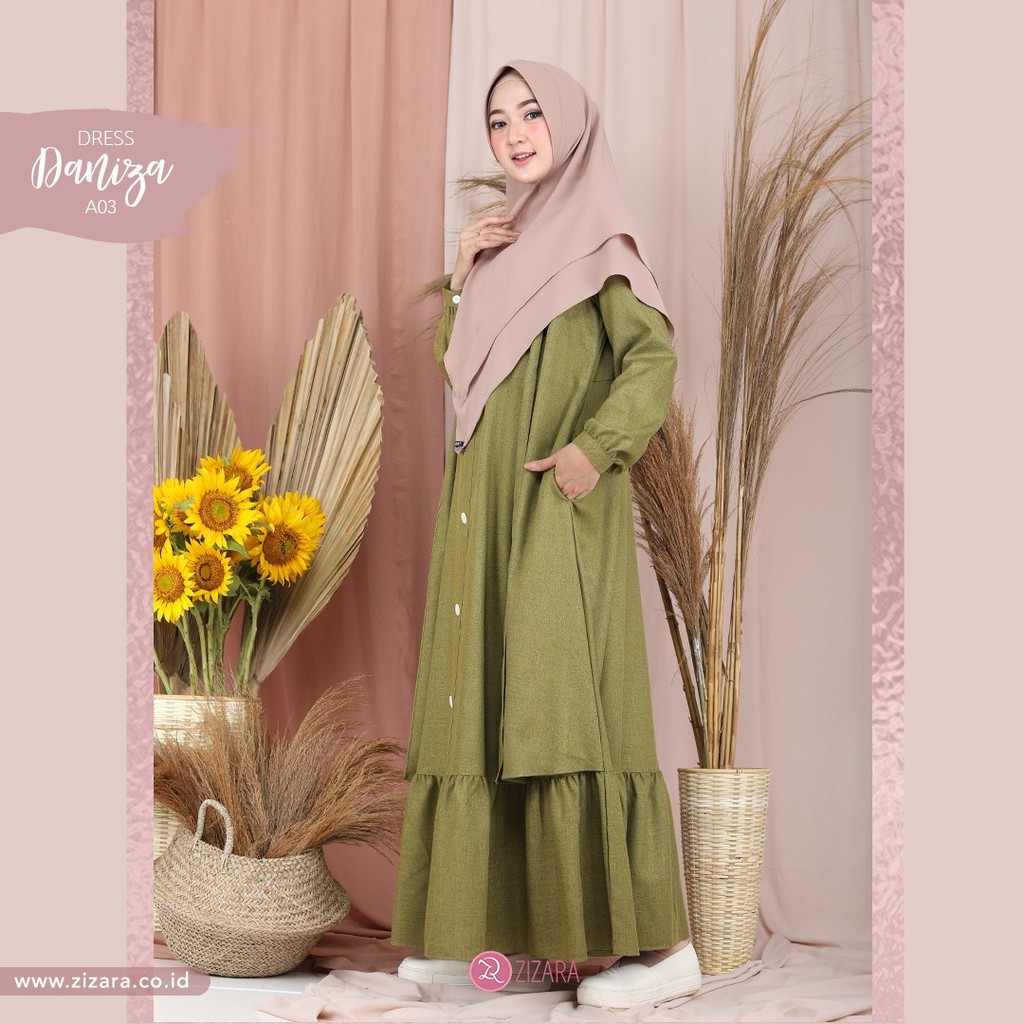 DANIZA DRESS || Gamis Syari Original by Zizara