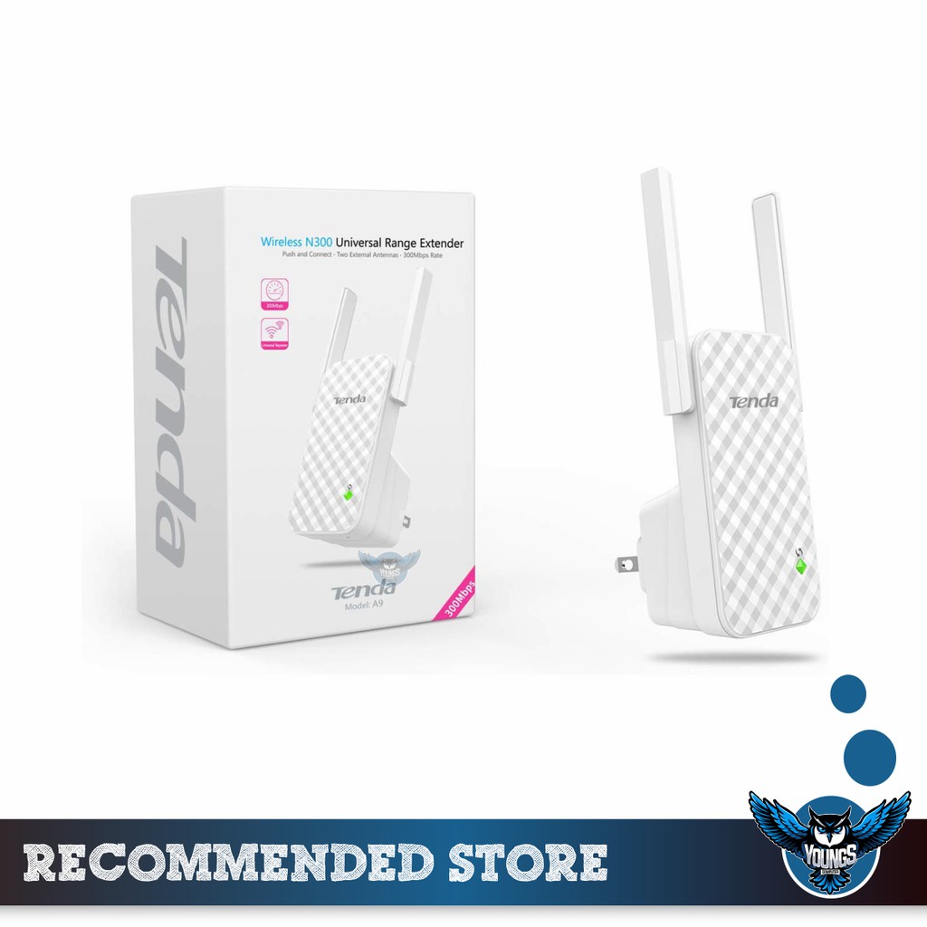 TENDA A9 WIFI EXTENDER 300MBPS