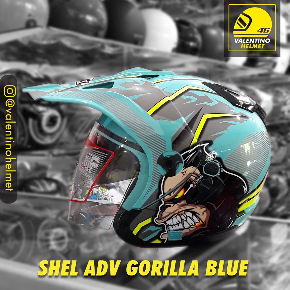 Helm Shel ADV Semi Cross Rampage