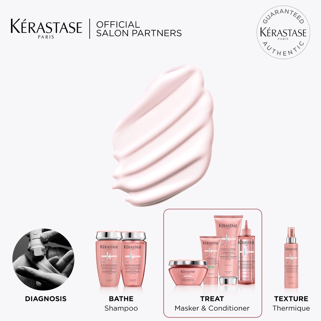 Kerastase Fondant Cica Chroma 200ml Conditioner Rambut Diwarnai