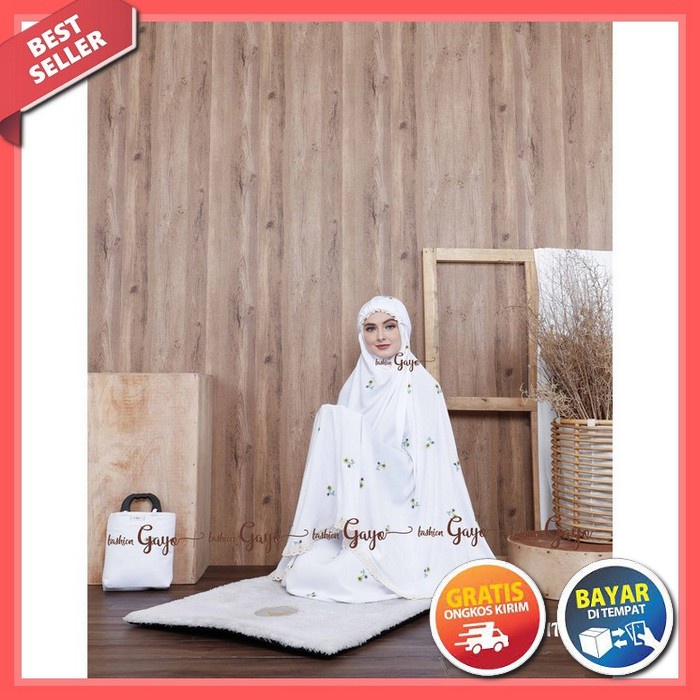 Mukena Premium Terlaris Mukena Yordan By Lily Hasya Mukena Bordir Mewah Mukena Jumbo Mukena Bordir J