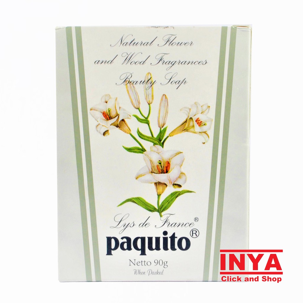 PAQUITO NATURAL FLOWER &amp; WOOD FRAGRANCES BEAUTY SOAP 90gr - Sabun Batang