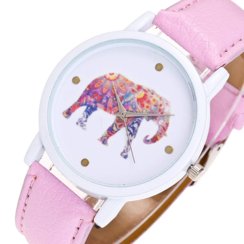 jam tangan gajah Geneva casual elephant watch (1J2) JWA021