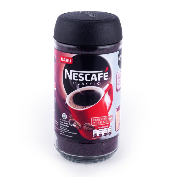 

NESCAFE Classsic Coffee 200gr - Kopi Hitam klasik Bubuk Botol Kaca
