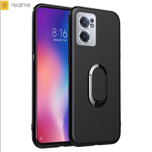 Case Realme Narzo 50 5G RING Bracket Magnetic Slim Matte Softcase