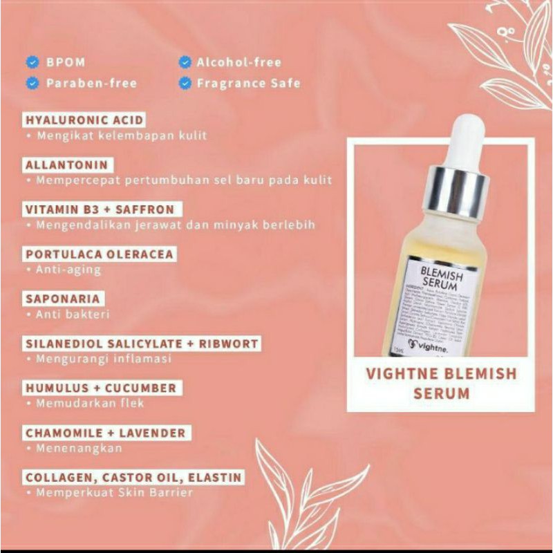 BLEMISH SERUM (VIGHTNE)  BY VAVL BEAUTE