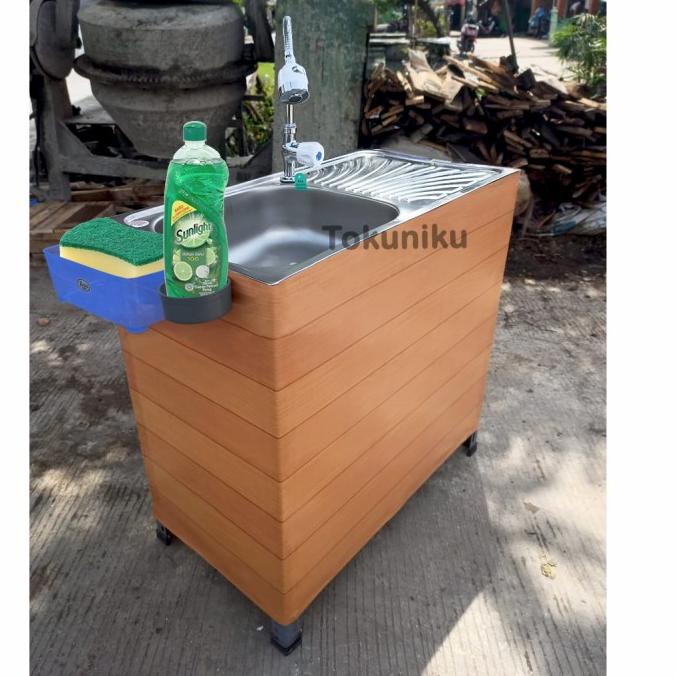 Wastafel Portable Bak Cuci Piring Portable Tempat Cuci Tangan Panjang