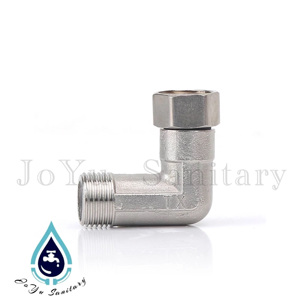 Knie LD Stainless 304 PUTAR RING 119x- Sambungan elbow Pralon Nepel fitting naple Pipa keni kni teba