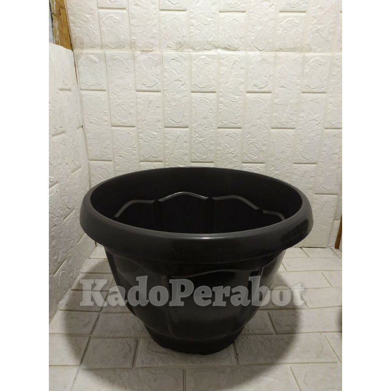 pot bunga hitam 45 - pot super besar - pot jumbo - pot hitam pohon