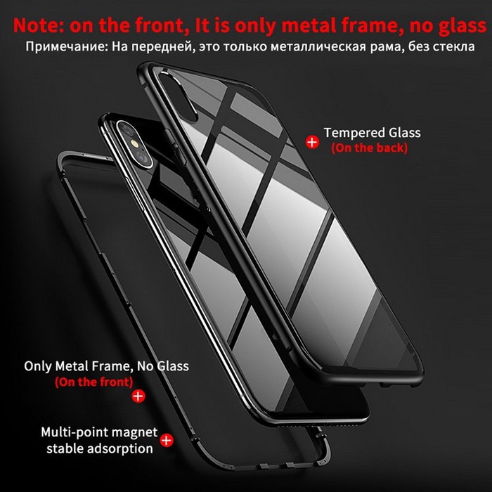 CASE MAGNETIC PREMIUM 2 IN 1 FOR XIAOMI REDMI NOTE 7 PRO
