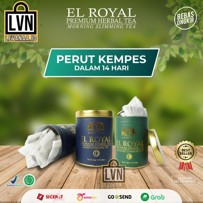 

[COD] El Royal Teh Pelangsing Premium Herbal Pelangsing Diet Detox Badan Tea [COD]