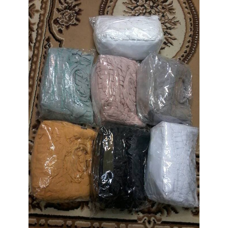 Terbaru !!! Azurra Shop Mukena Ruffle By Al Gani Mekenah Dewasa Fashion Muslim Murah