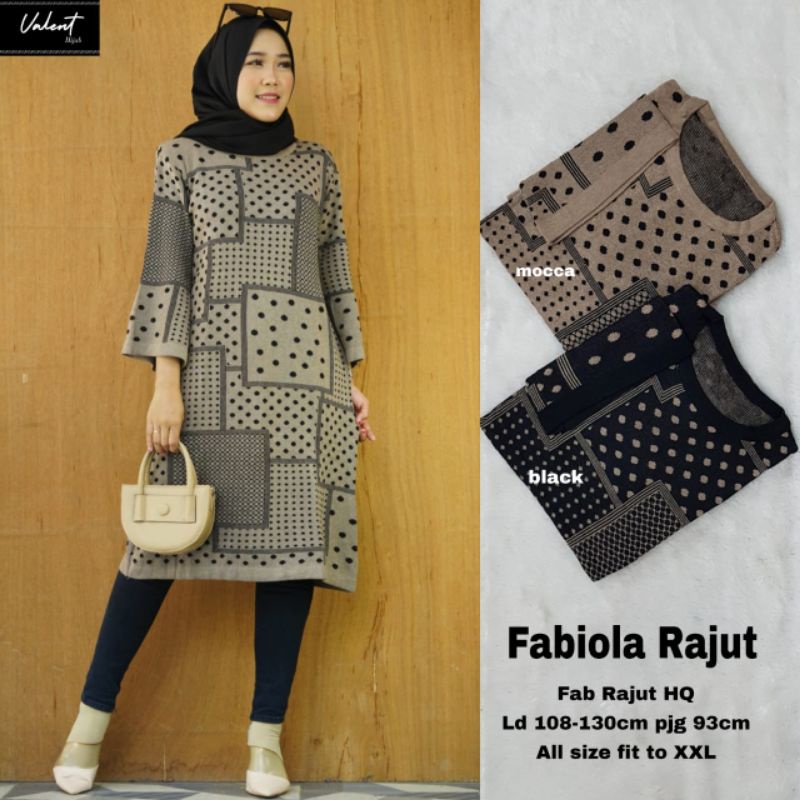 Fabiola knit by Valent/tunik rajut/atasan rajut wanita/tunik rajut import/tunik rajut import premium