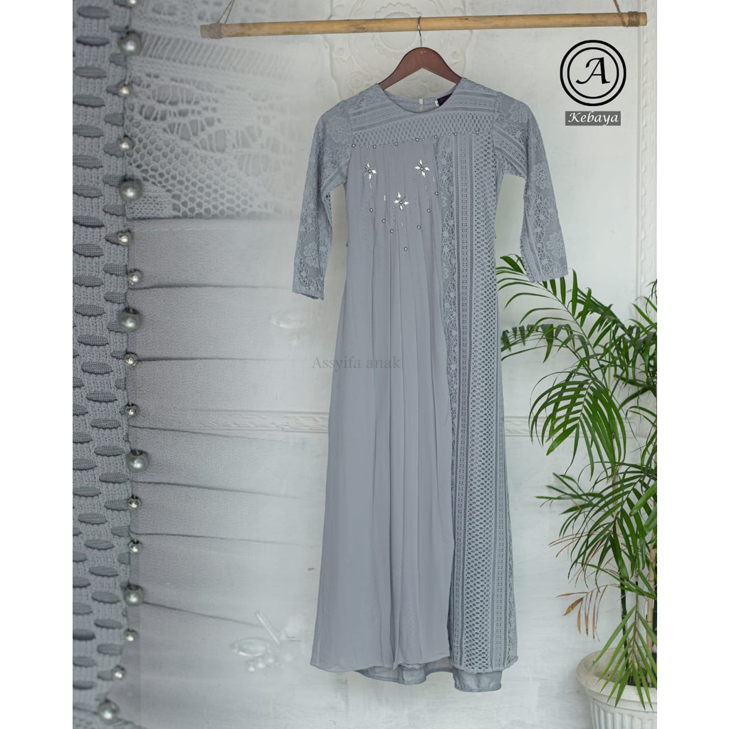 Kebaya Gamis Anak Modern / Kebaya Brukat Anak / Kebaya Anak / Gamis Anak / Kebaya Modern / Brukat Anak