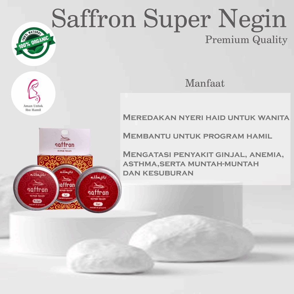 SAFRON PROMO [BELI 1 GRATIS 1] (FINEST QUALITY A++) SAFFRON SUPER NEGIN SAFRON ORIGINAL IRAN