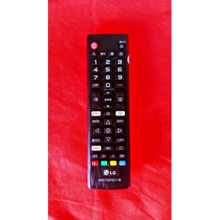 REMOTE TV LG SMART NETFLIX YOUTUBE AKB75675311