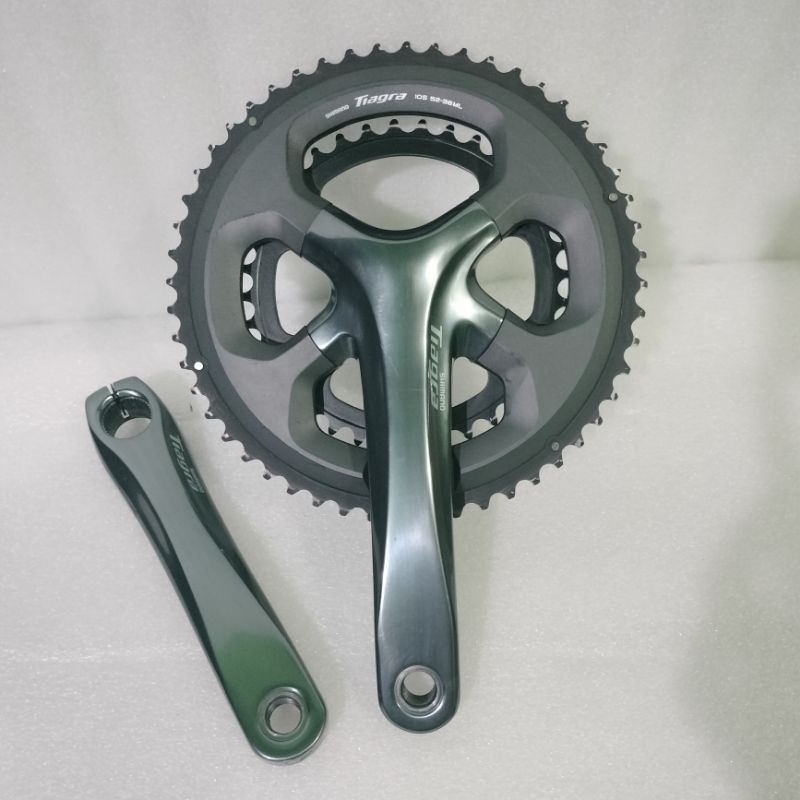 Crankset Crank Set Gear Shimano Tiagra 4700 52-36T 170 mm 2nd like new sepeda Roadbike Sepeda  Miniv