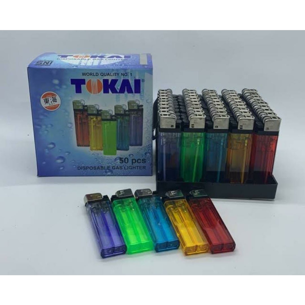 korek api gas tokai isi 20 kotak/dus