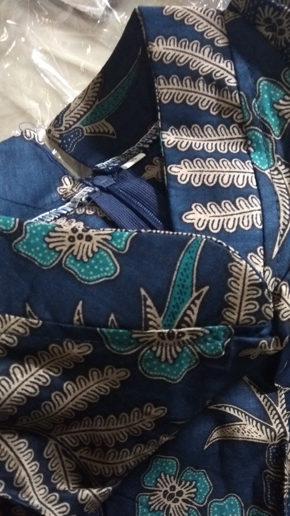 [cod] Tey-17 Batik Wanita Asj Sa Hrb026 Kenongo Kemeja Tosca Pendek