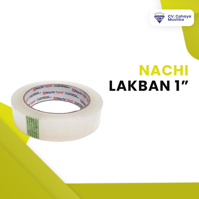 

Alat Tulis Sekolah/Alat Tulis Anak/ATK Kuliah/ATK Sekolah Lakban Isolasi Nachi 1 Inch Malang - ATK