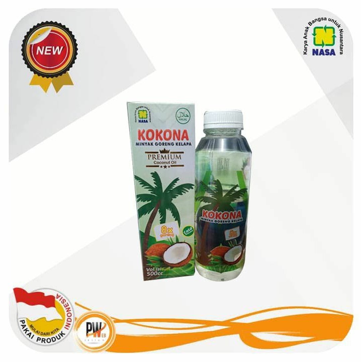 

[KOKONA] Minyak Goreng Kelapa Nasa - Premium Coconut Oil - Minyak Goreng Kelapa Proses Dingin