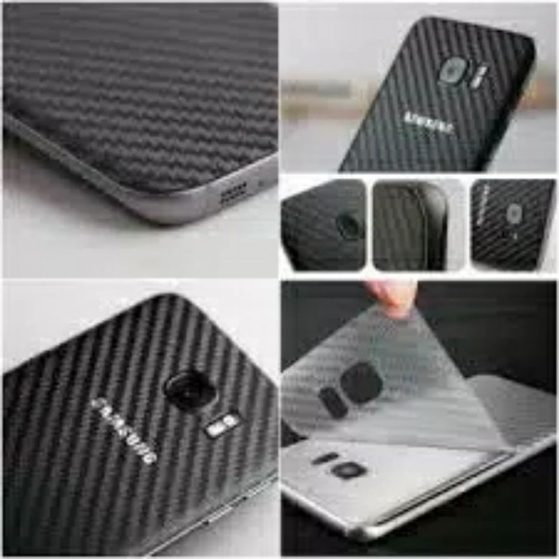 Anti Gores Skin Karbon Belakang Realme C11 C12 C15 C17 C20 C21 C21Y C25 7 7i 7Pro Screen Guard Protector