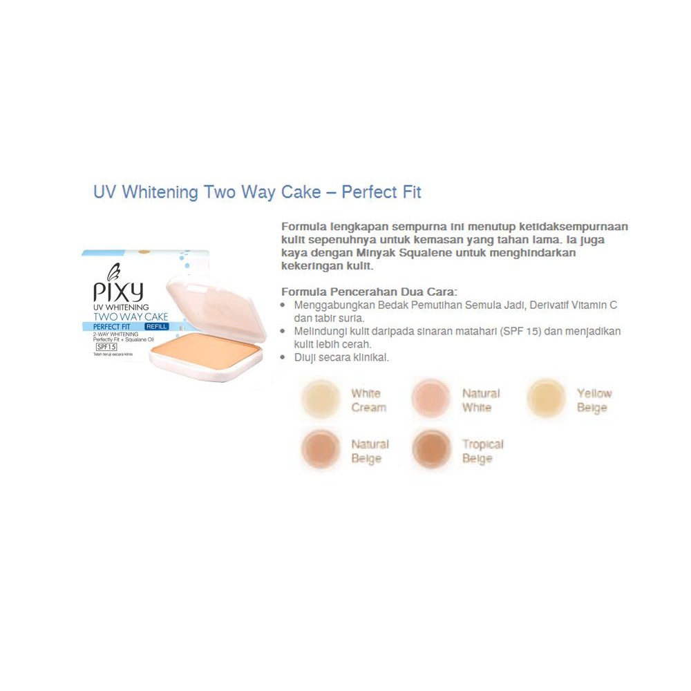 Pixy Refill Two Way Cake 12,2 g SPF15