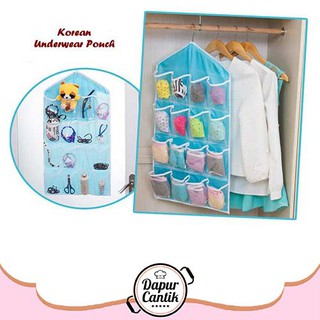 DapurCantik Pouch Hanging Organizer 16 Sekat Korean DapurCantik Pouch Hanging Organizer 16 Sekat Korean