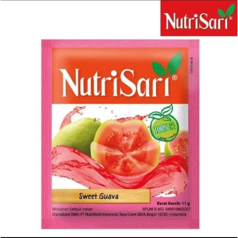 

1 rcg nutrisari madu kurma es rujak jambu strawberry 10 sachet