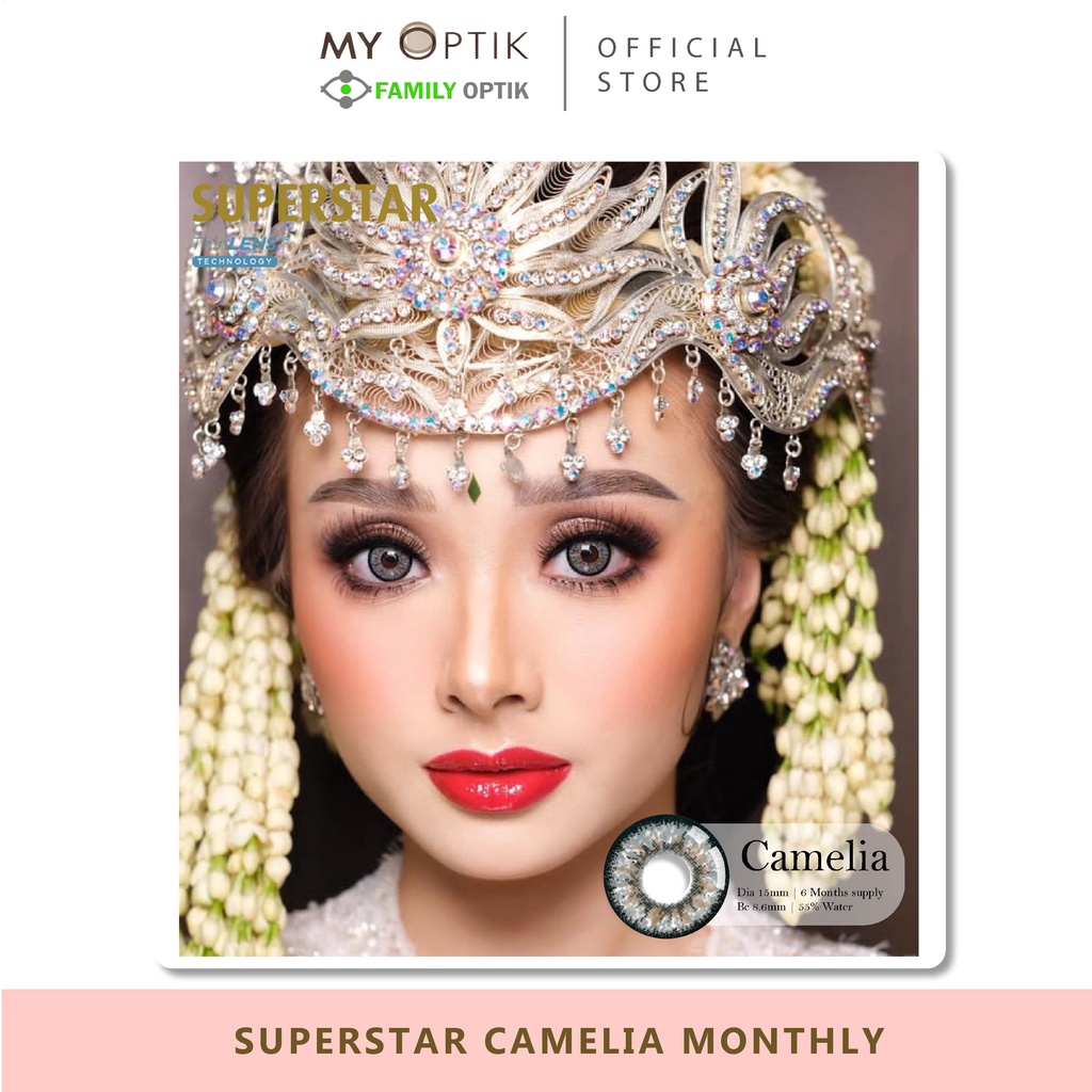 Superstar Camelia lensa warna softlens premium