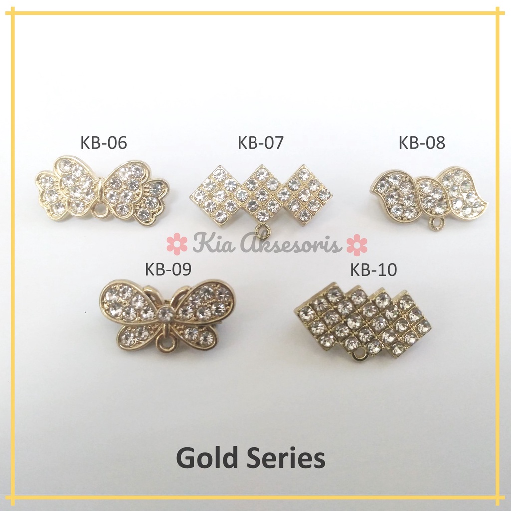 PROMO Kepala Bros Dagu Ring O / Kepala Bros / Bros Dagu Bros Jilbab Bros Hijab Ukuran Besar 2 cm Isi 12 Pcs-1