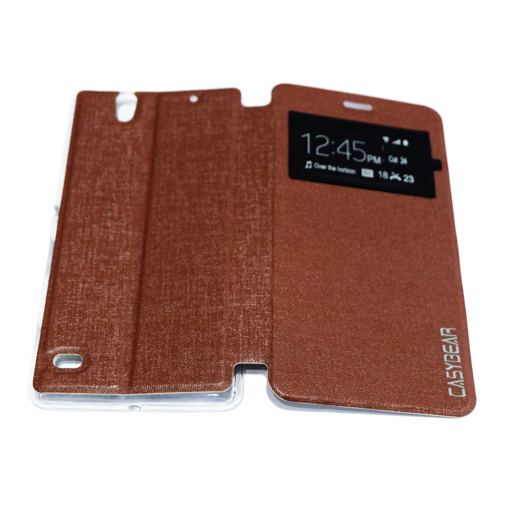 Sarung EASYBEAR Sony Xperia C4 / Leather Case Sony Xperia C4 / Flip Shell / Flip Cover / Dompet