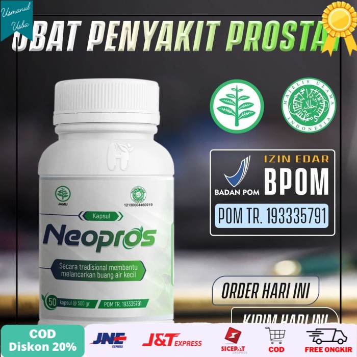 

◾COD◾ Obat Herbal Penyakit Kanker Pembesaran Prostat NEOPROS