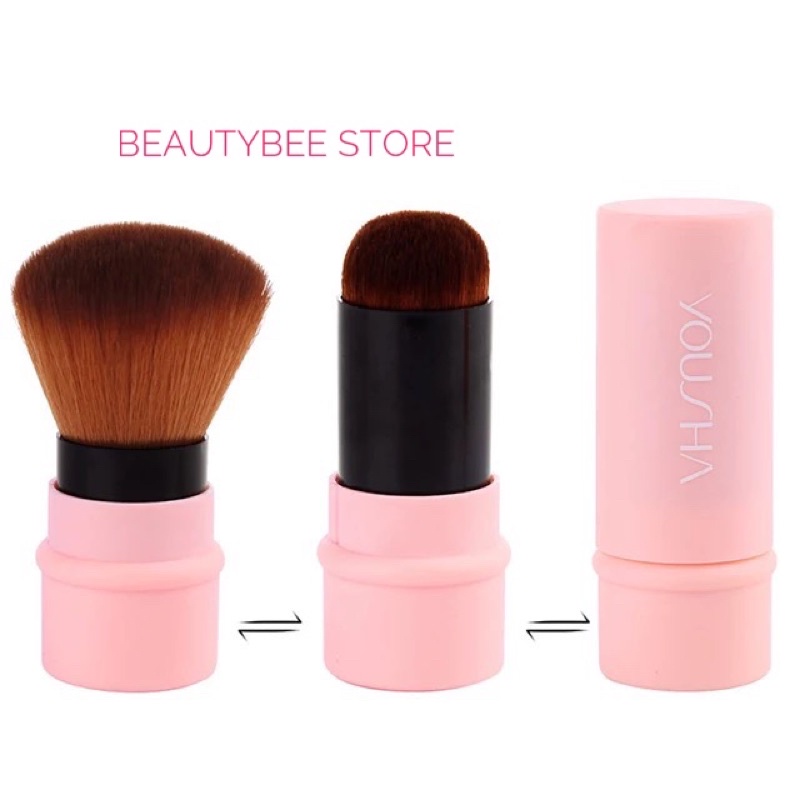 POWDER BRUSH / KABUKI BRUSH / BRUSH BEDAK LEMBUT YOUSHA YC021 (CASING BULAT)