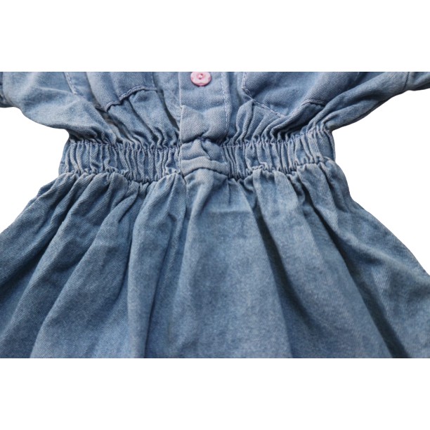 CARVA ORIGINAL ATASAN ANAK DRESS ANAK BIANCA JEANS DENIM PEREMPUAN JEANS BIANCA 1-5 TAHUN REALPICT