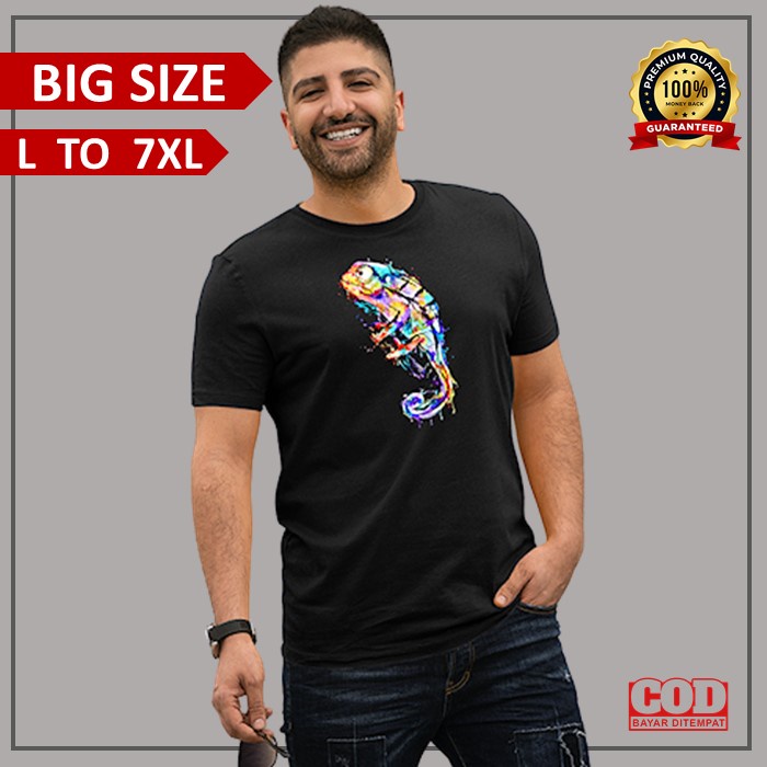 Kaos Bigsize Pria Tshirt Laki Laki Oversize Atasan Pria Jumbo Lengan Pendek Ukuran L XL XXL 3XL 4XL 