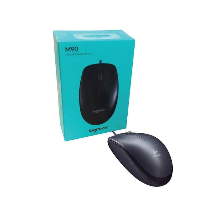 USB OPTICAL MOUSE MURAH LOGITECH M90 [GARANSI RESMI]