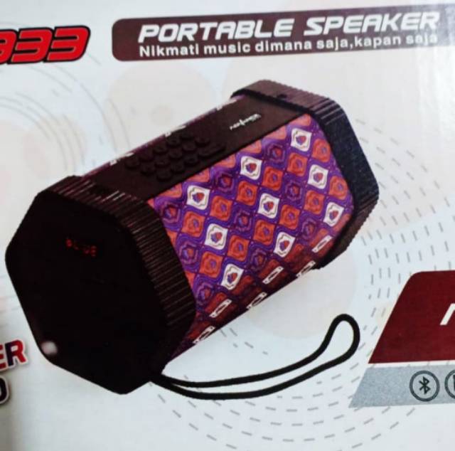 Advance Speaker Portable Bluetooth TP 333 Batik