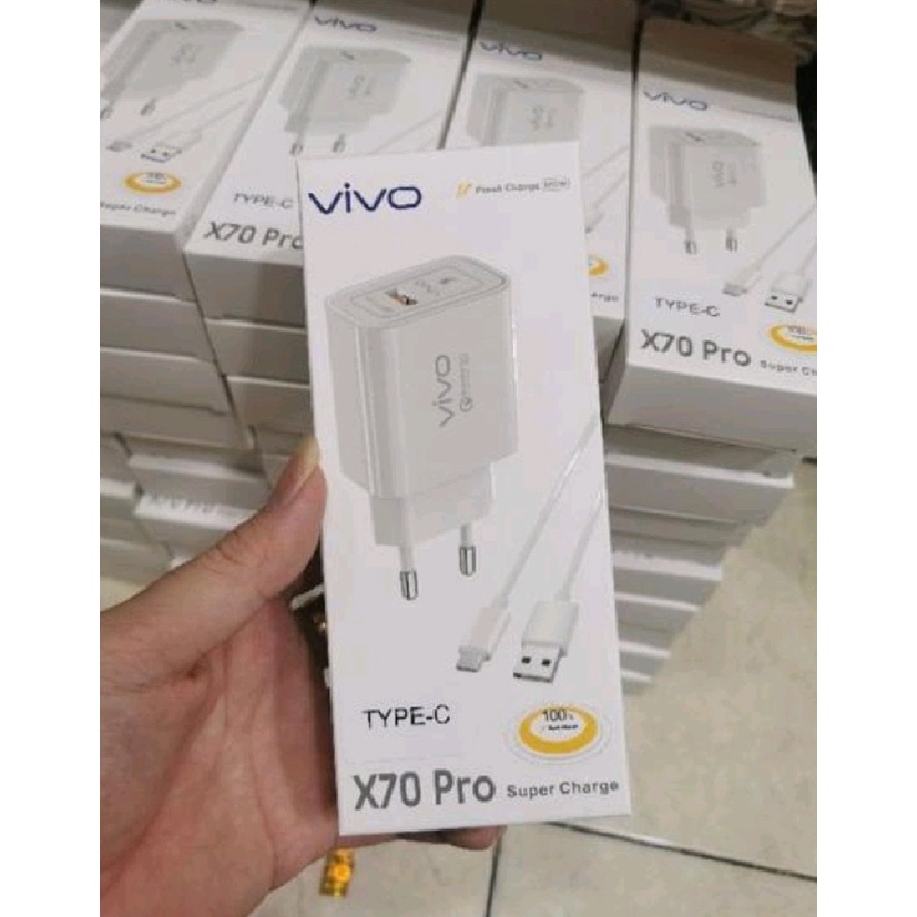 CHARGER ORIGINAL FAST CHARGING VIVO X70 PRO MICRO &amp; TYPE C SUPER VOOC// CHASAN FAST CHARGING 3.0 VIVO X70 PRO - BDC