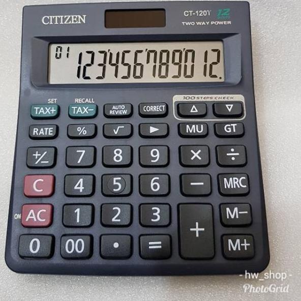 

[PRODUK HR6PL] Kalkulator 120T 12 Digit - Kalkulator Check / Kakulator Dagang Besar / Calculator BC0